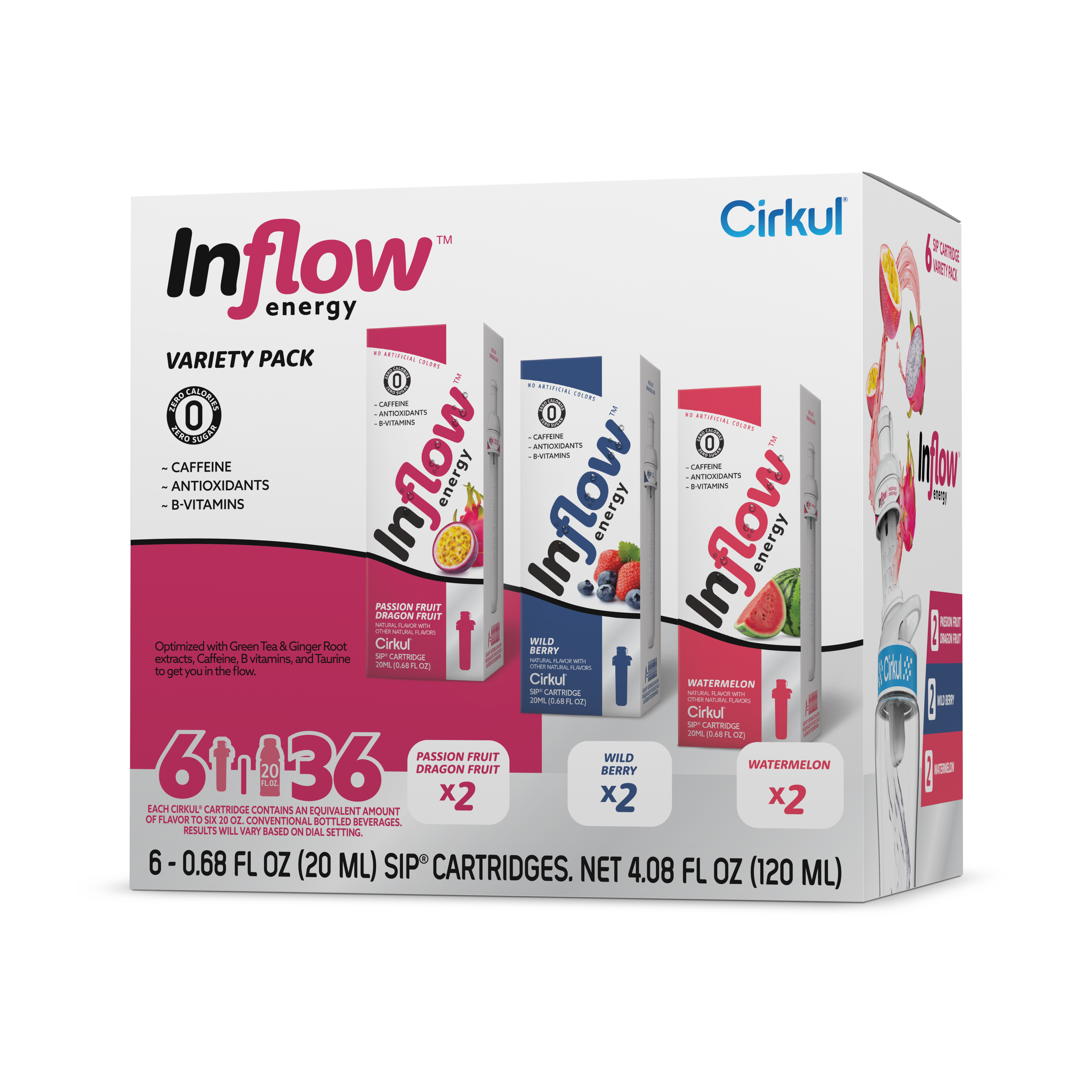 Inflow Energy® 6-Pack Variety Pack - Easy Choice