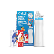 22oz. White Stainless Steel Bottle Starter Kit - Classic Pick
