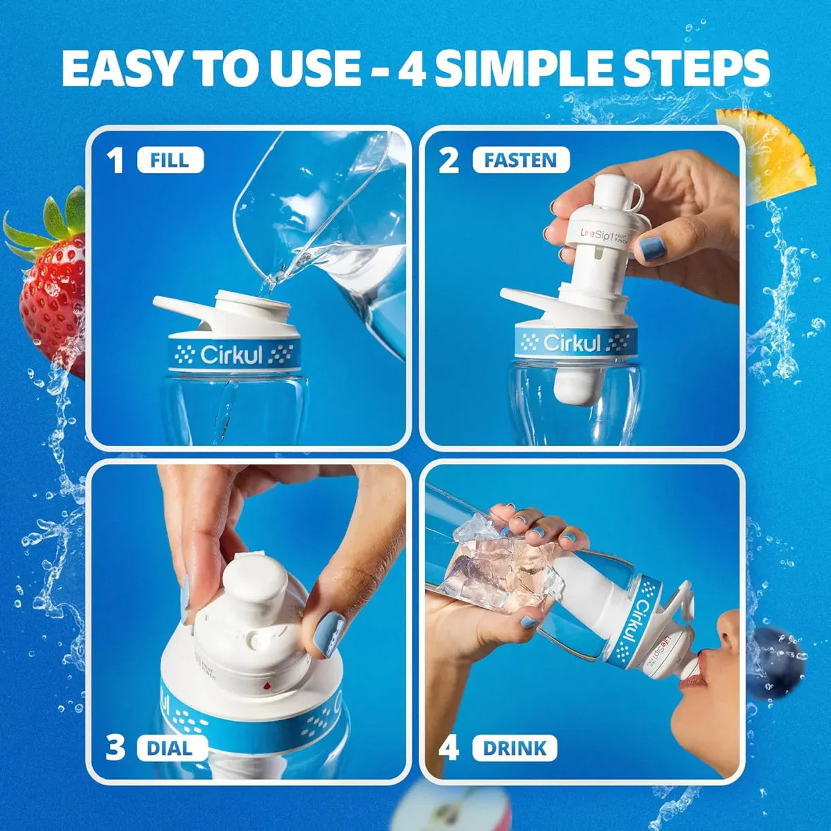 22oz. Plastic Bottle Starter Kit - Weekend Pair